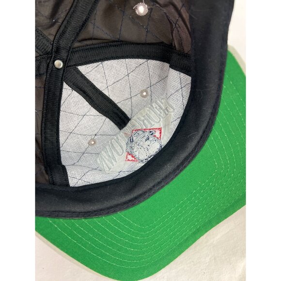 VTG Georgetown Hoyas Snapback Hat Black Gray Signature Brand One Size Fits All Q - Picture 7 of 7